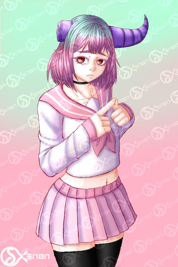 「"Am I Cute?"」- Commission